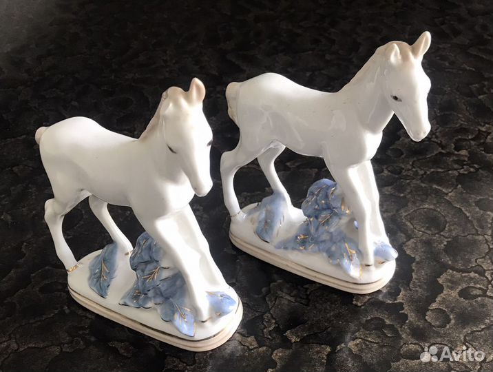 Фарфоровые статуэтки старая гжель