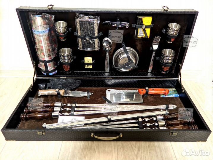 Набор шампуров подарочный 