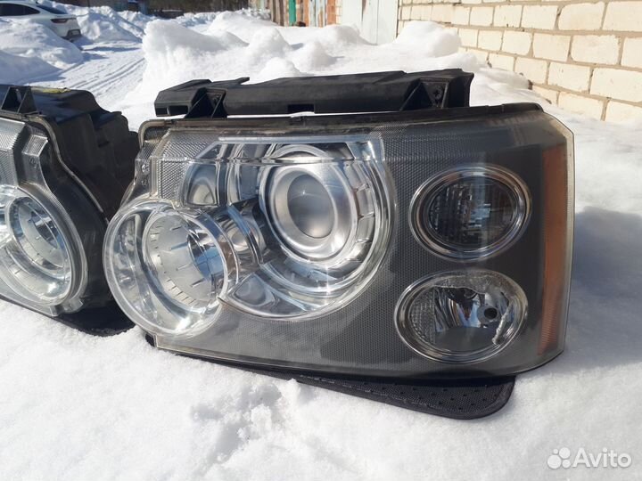 Блок фары range rover