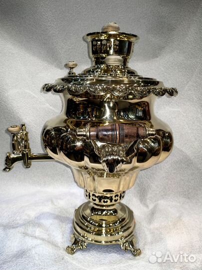 Самовар на дровах старинный