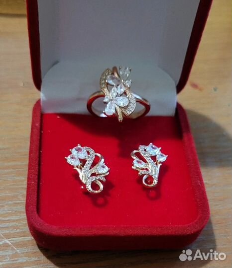 Золотые серьги проба 585rg
