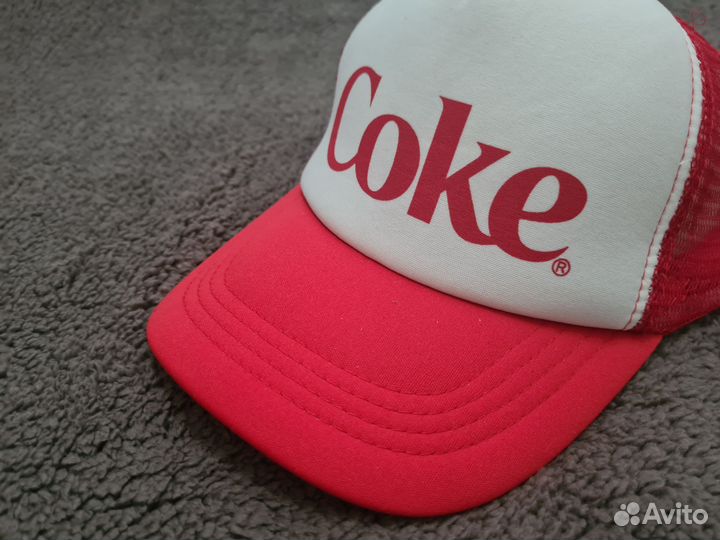 Кепка бейсболка винтажная Coke Coca cola 90's y2k