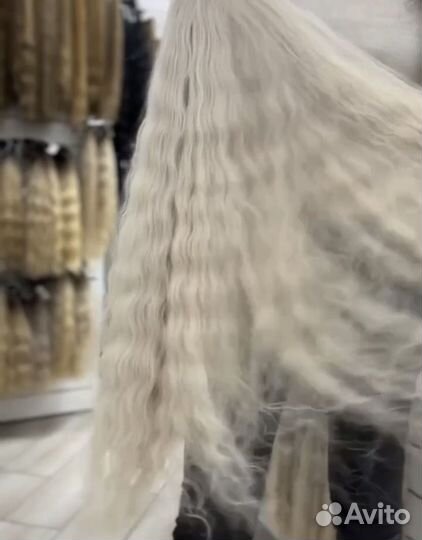 Волосы на капсулах славянка