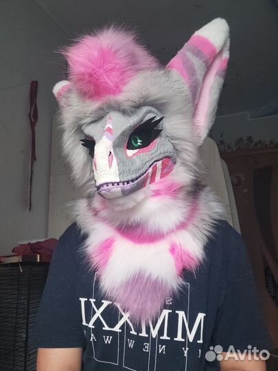 Маска раптора фурри фурсьют