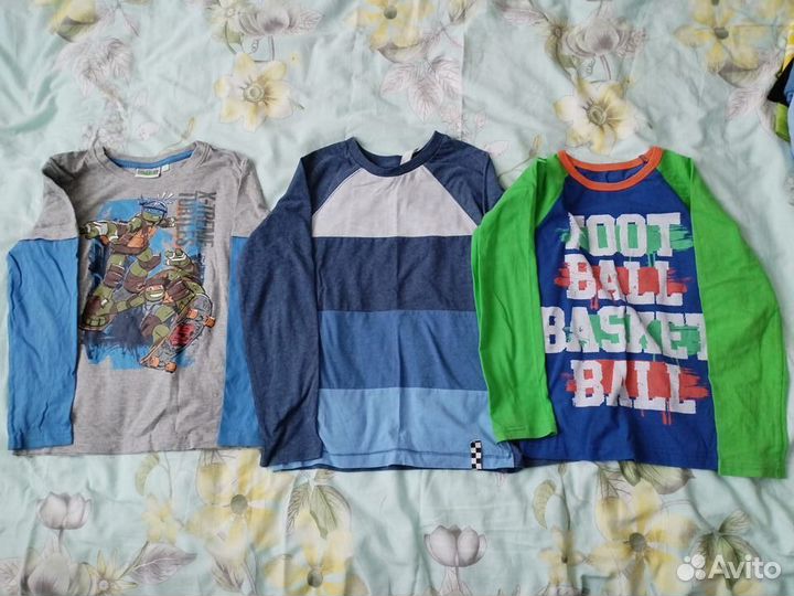 Брюки, джинсы, лонгслив для мальчика р 122-128см