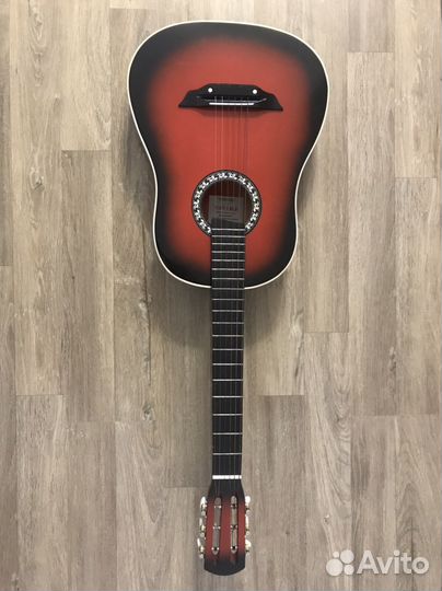 Акустическая гитара аккорд + чехол в подарок