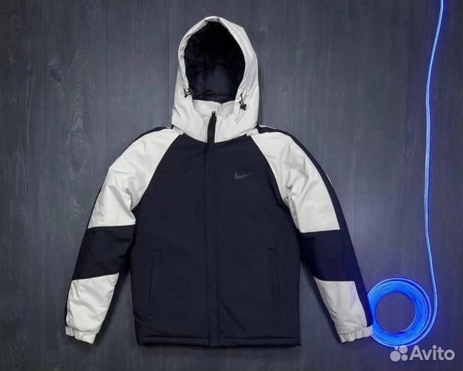 Зимняя куртка Nike 54 серый/черный