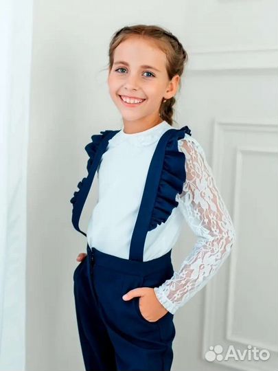 Кюлоты для девочки к школе 134-140 (9-10лет)