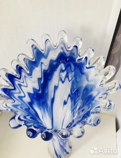 Ваза «Коралл» из цветного стекла