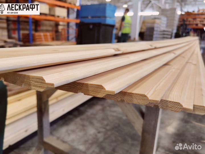 Имитация бруса 20*185*6000 сорт C сосна