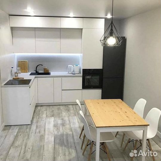 Угловая кухня из мдф на заказ под ключ Первмайский