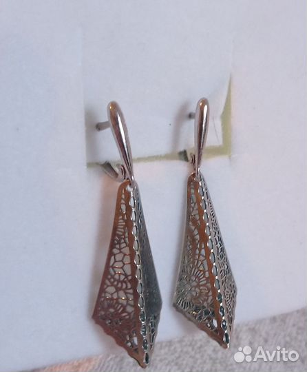 Серебряные серьги