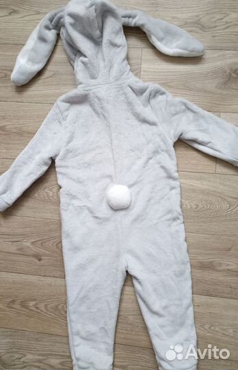 Новый 98-104 см кигуруми Grimmo зайчик