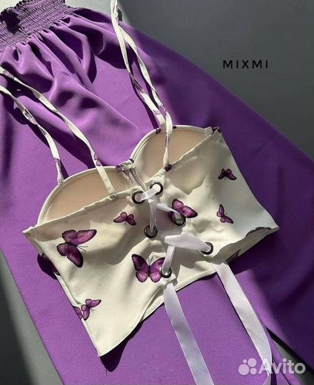 Костюм с брюками палаццо