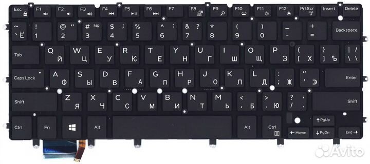 Клавиатура Dell Inspiron 13-7359 с подсветкой, OEM