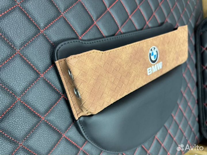 Органайзер в авто между сиденьем bmw беж