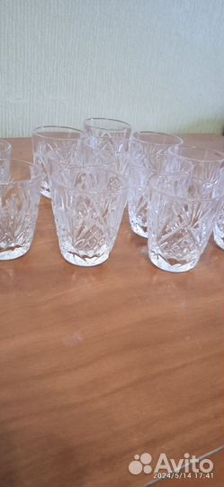 Стопки хрустальные СССР