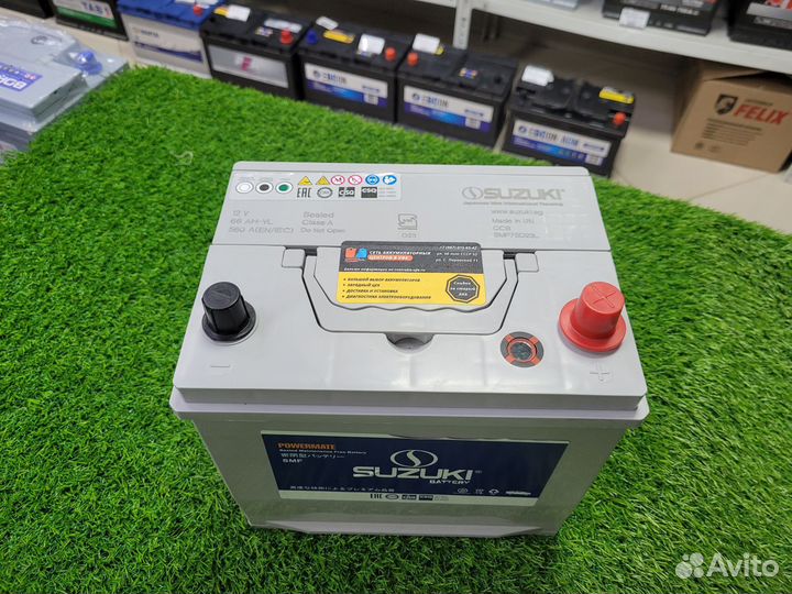Аккумулятор suzuki 66 Ah о.п. 560A