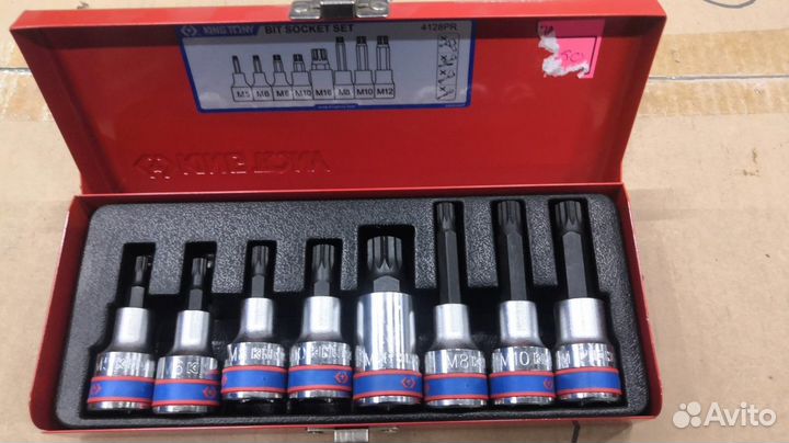 Набор торцевых насадок 1/2