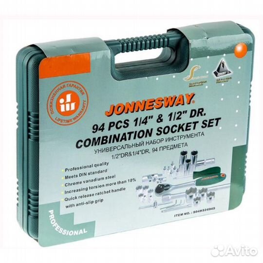 Автомобильный набор инструментов Jonnesway 94 пред