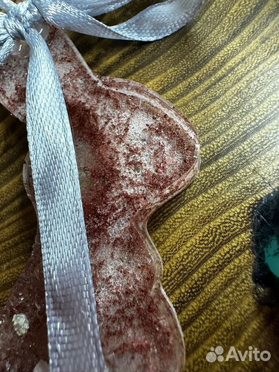 Елочные игрушки из эпоксидной смолы