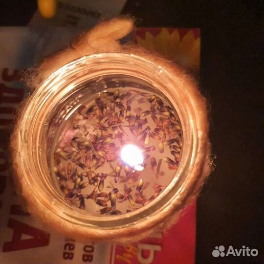 Ароматическая свеча ручной работы