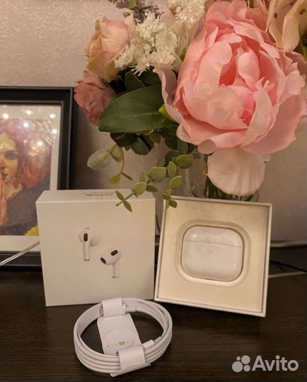 Беспроводные наушники apple airpods pro 3