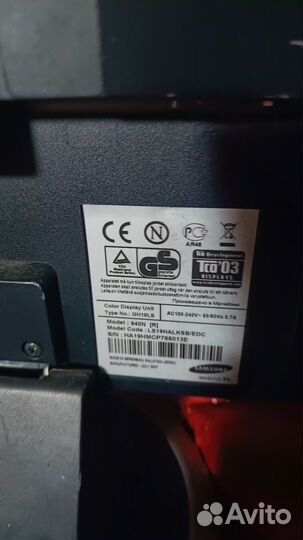 Монитор samsung syncmaster 940n