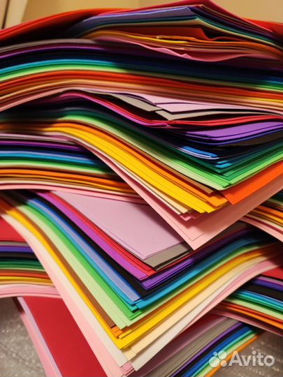 Фоамиран 100 листов. 1700 р