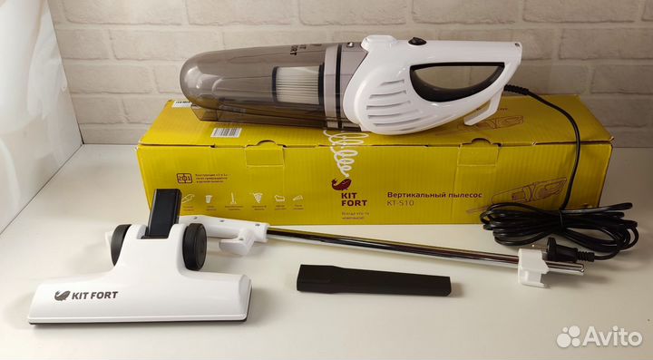 Вертикальный пылесос kitfort