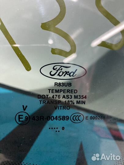 Стекло кузовное заднее правое Ford Escape 4 CX482