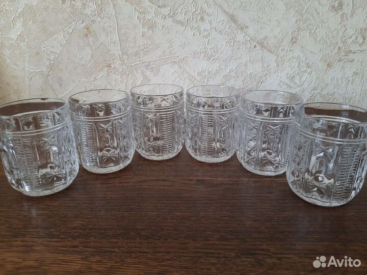 Кружки, рюмки хрусталь СССР