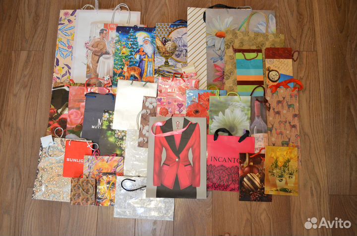 Пакеты подарочные