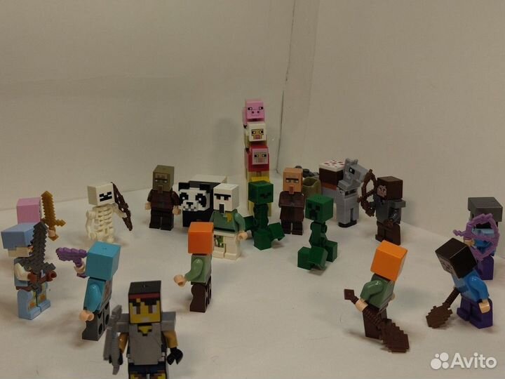 Набор конструктор Lego minecraft мини фигурки
