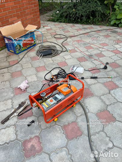 Мойка высокого давления yaoto - старт стоп 150 bar