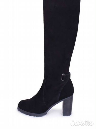 Сапоги осень весна женские 39 натуральная замша