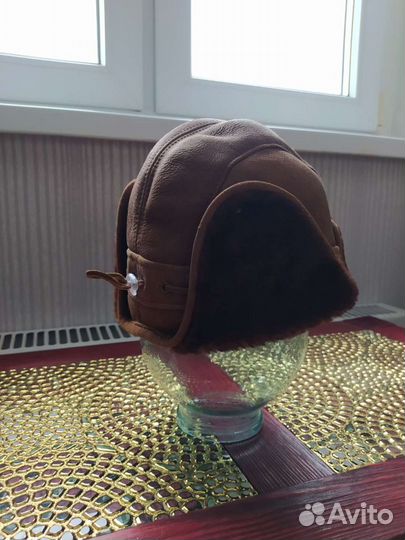 Шапка дубленая мужская натуральная