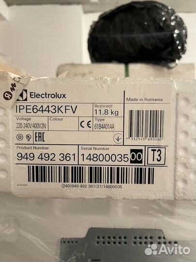 Индукционная варочная панель Electrolux IPE6443KFV