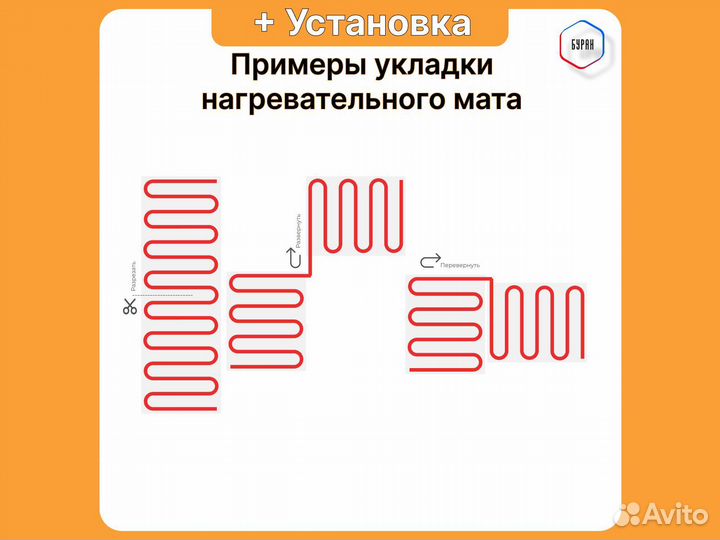 Теплый пол Russian Heat 3 кв.м