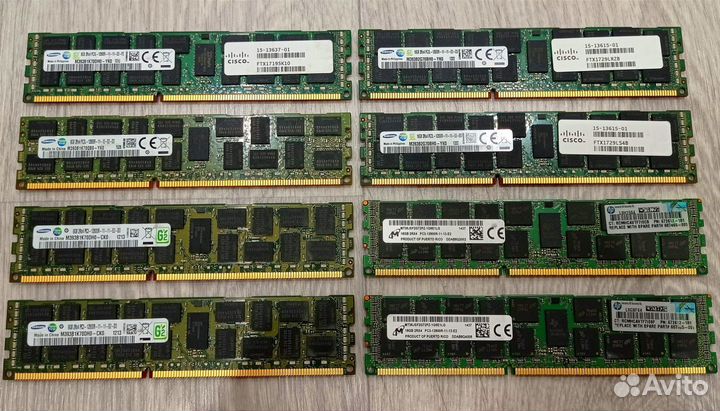 Оперативная память DDR3 ECC REG 8/16 gb 1600Mhz