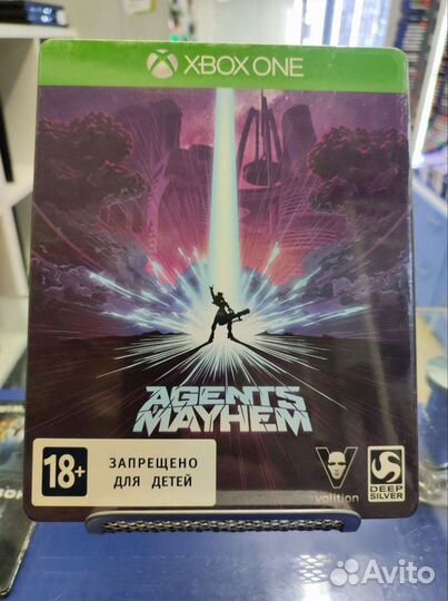 Agents of Mayhem Xbox new Steelbook