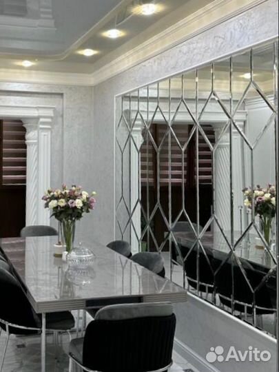 Зеркало ромбики панно