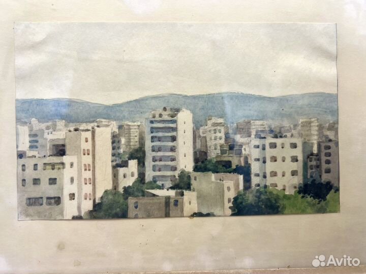 Рисунки акварель 1968 г Б.Савостин