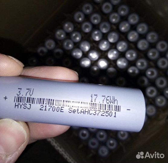 Аккумулятор 21700, 4800 mah, Tesla, 5000mah