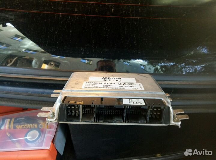 Эбу киа рио хундай 39110-2x161