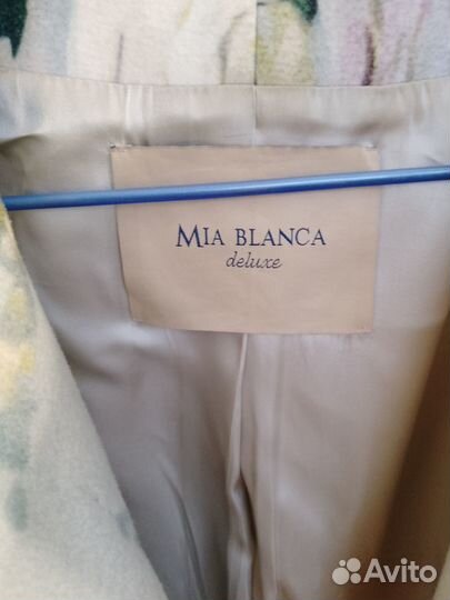 Итальянское пальто женское Mia Blanca 80%шерсти