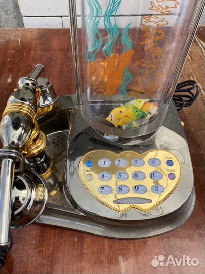 Декор телефон аквариум тожер ночник