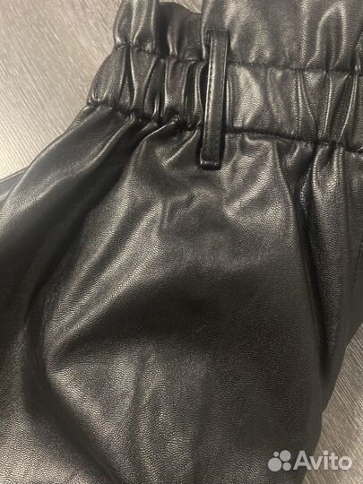 Брюки кожаные