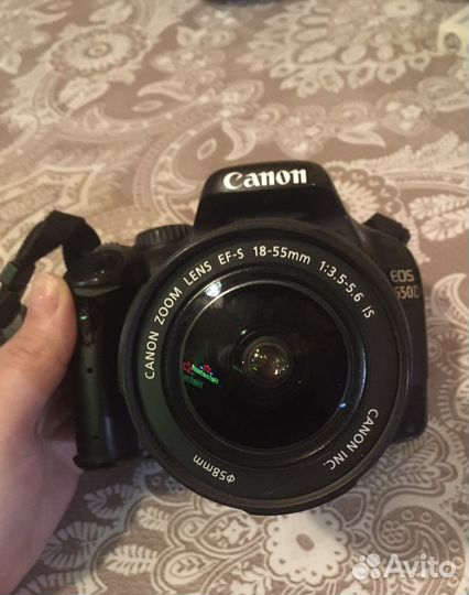 Зеркальный фотоаппарат 550d+ объектив kit 18-55 mm