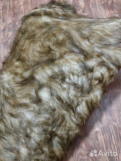 Искусственный мех - Серый волк